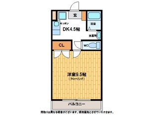 ハイランドマンション多田３号棟の物件間取画像